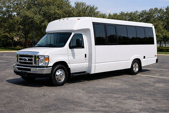18-passenger minibus available for charter in Hoboken, NJ